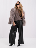 Fango damski sweter basic z domieszką baby alpaki