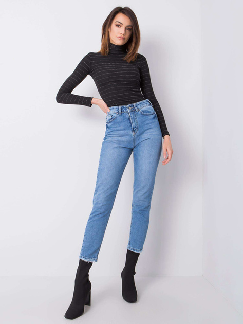 Niebieskie spodnie jeansowe Robyn RUE PARIS