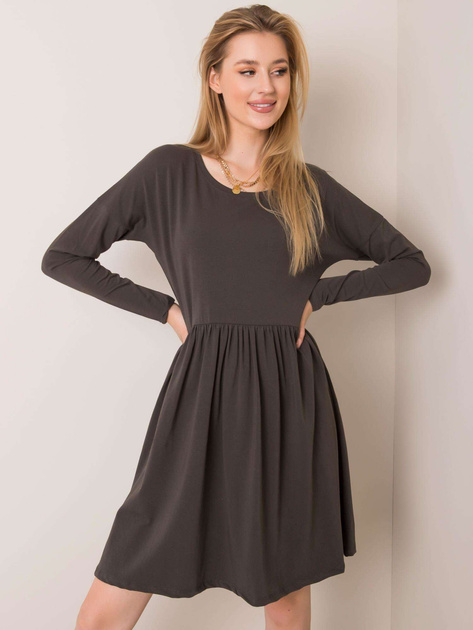 Khaki sukienka Vega RUE PARIS