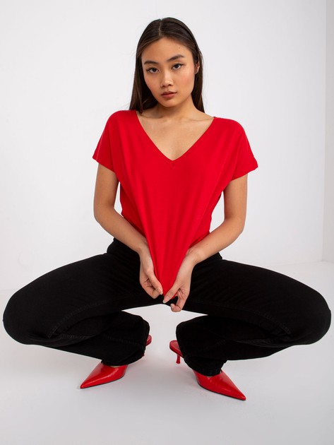 Czerwony t-shirt Emory