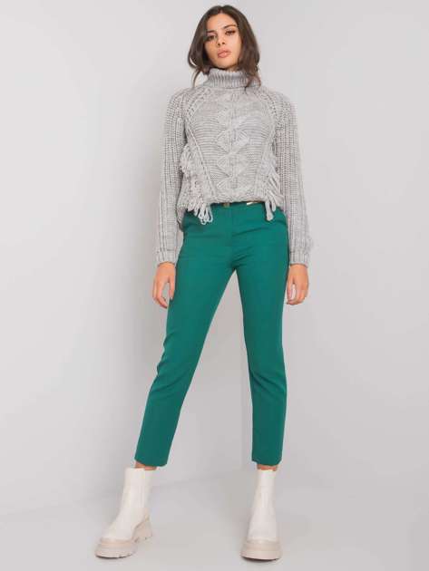 Zielone eleganckie spodnie Beverley